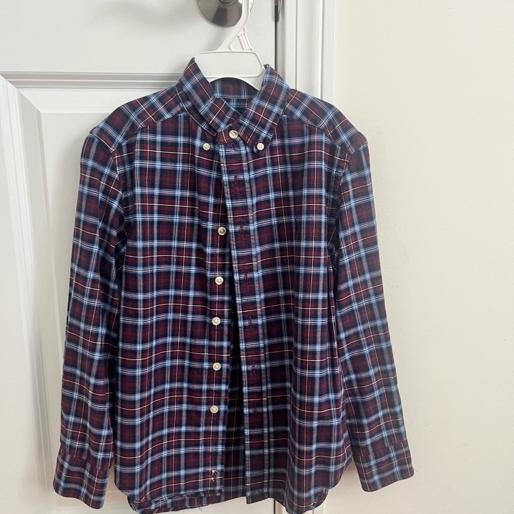 Men's Plaid Button-Down Shirt